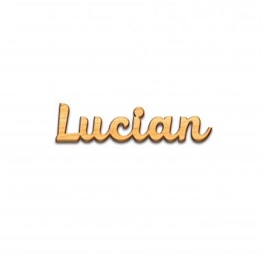 Decor nume Lucian debitat laser